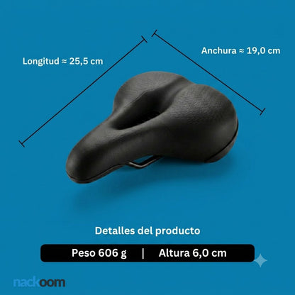 Sillín para Evitar el Adormecimiento y Dolor en la Bicicleta